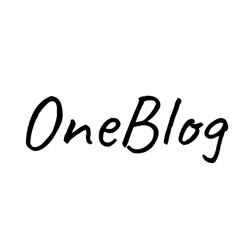 Coming soon teaser for a product called One Blog.